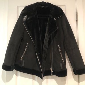 Top Shop Motorcycle Jacket (Black)